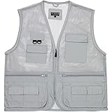 [RUCK DAM SPIRITS] (ラックダムスピリッツ) オールメッシュベスト 軽量 通気性 アウトドア キャンプ 釣り用 フィッシングベスト カメラマン撮影用 登山 多機能ベスト