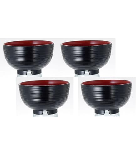 Amazon｜若泉漆器 (小)割子飯器 黒内朱塗 1-224-2｜飯碗 オンライン通販