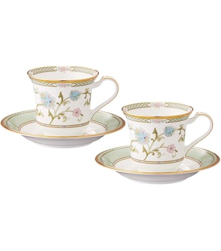 Amazon.co.jp: ノリタケ ボーンチャイナ カップ&ソーサー 5客 : ホーム