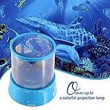 FOSAロマンチックLEDプロジェクターランプOcean Sea Sleeping夜ライト部屋装飾子供ギフト