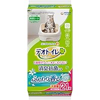 デオトイレ 12個セット 大容量 20枚入り　ナチュラルガーデン デオトイレ 消臭・抗菌シート ナチュラルガーデンの香り ( 20枚