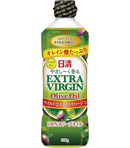 日清 さらっと軽〜いオリーブオイル 800g 9本セット　コレステロール0 Amazon.co.jp: 日清オイリオ さらっと軽い オリーブオイル ペット