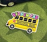 KIDS IN CAR ステッカー SCHOOL BUS サイズS＿SC-BIS8-LFS