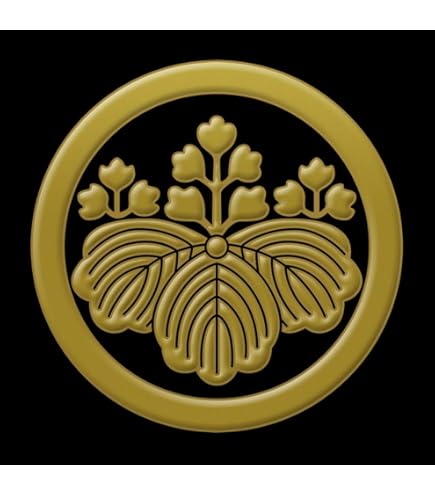 額入り家紋　丸に五三桐　豊臣秀吉の家紋 額入り家紋 丸に五三桐 豊臣秀吉の家紋