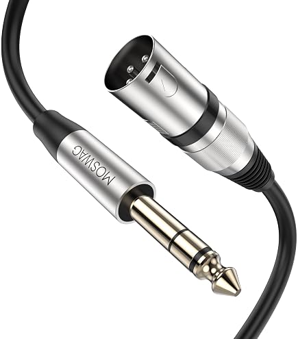 Geekria For Creators 3.5MM Male To XLR Female Microphone Cable 8 FT / 2.5 M, Com