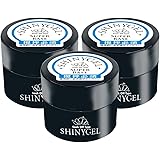 [UV/LED対応○] SHINYGEL シャイニージェル [お徳用3個セット] スーパーベース （5g）×3個 モチUP&オフ超簡単 弱酸性ジェルネイル
