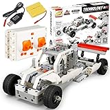 立体パズル　224pcsリモコンカー　リモコン付き　自由に組み合わせ　積み木 ラジコン模型自動車　創意　ラジコンカー　おもちゃ　　組み立てキット