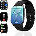 スマートウォッチ【2023新モデル 1.96インチ大画面 Bluetooth5.3通話】腕時計 smart watch AI音声アシスタント 活動量計 320*386解像度 100+種運動モード 100+種文字盤 音楽制御 天気予報 230mAh長持