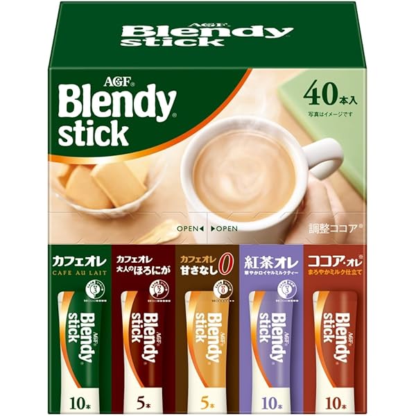 ブレンディ スティック コーヒー 10本入り♥同梱　１００引♥ Amazon.co.jp: AGF ブレンディ スティック 10種100本 アソート