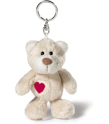 Amazon.co.jp: NICI (ニキ) ラブベア キーリング 10cm/WH