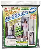 NEWワンタッチテープ式ドア用アミ戸 遮光・遮熱メッシュシルバー