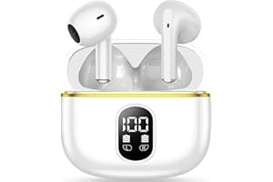 イヤホン bluetooth ワイヤレスイヤホン yjjc ブルートゥースイヤホン 無線 接続瞬時 Hi-Fi Type-C急速充電 ぶるーとぅーす 小型/軽量 LEDディスプレイ搭載 WEB会議/運動/ゲーム/テレワーク/通学/通勤/スポーツ/音楽