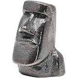 鉄分補給 ザ・鉄玉子「鉄モアイ像」南部鉄器 日本製 調理器具 健康グッズ 文鎮 置物 (1個)