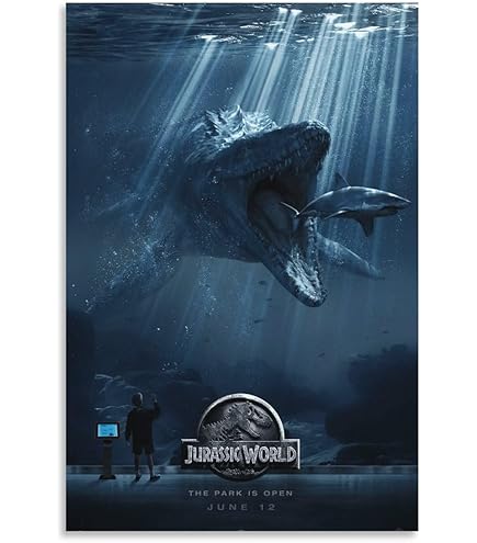 Amazon.co.jp: ポスター A4 パターンI ジュラシック・ワールド (2015