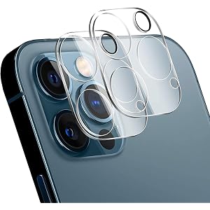 【2枚セット】For iPhone 12 Pro Max 用 カメラフィルム 【旭硝子製】 レンズ保護フィルム 硬度9H…