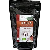 【業務用 製菓用】KAOKA (カオカ) トロアコンチネンツ カカオ 61% 1kg フランス産 オーガニックチョコレート 製菓用チョコレート 製菓用