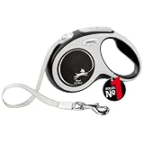 フレキシリード (flexi) 伸縮リード ニューコンフォート テープ S(15kg未満) 5m ブラック [犬用リード] 日本正規品