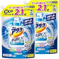 【まとめ買い】アタック 抗菌EX スーパークリアジェル 洗濯洗剤 液体 詰め替え 1.6Kg&times;2個