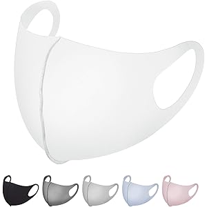 マスク 夏用 冷感 6枚セット 接触冷感 冷たい 洗えるマスク UVカット 立体型 繰り返し使用可 男女兼用 花粉症 対策 予防 ナチュラルアイ Naturali (ピンク)