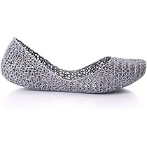 Melissa カンパーナ　フラットシューズ　シルバー Amazon | [メリッサ] フラットシューズ カンパーナ パペル