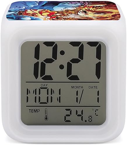 Amazon.co.jp: 鬼滅の刃置き時計 目覚まし時計 光る時計 鬼滅の刃 LED