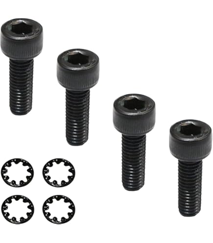 黒 ストライプデザイン シート ボルト固定 レカロ シート 固定用 高強度 ボルト M6×30 6本set SR1/2/3/4/5 LX LS