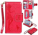 iPhone6 iPhone6s ケース カード収納 手帳型 ウォレット型 スタンド機能 ケース ストラップ付き 落下防止 マグネット開閉式 財布型 カバー iPhone 6 iPhone 6s ケー