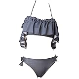 [jolifavori] 水着 ビキニ オフショルダー フレアトップビキニ レディース 女性用 体型カバー