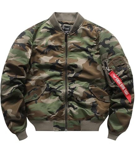 Amazon | MIL-TEC MA1 US フライトジャケット カモ柄 URBAN Camo迷彩