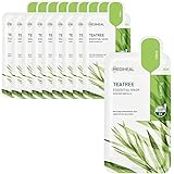 メディヒール エッセンシャルマスク(10P) / MEDIHEAL Essential Mask 10 sheets (ティーツリー) 肌トラブル なだめるような 保湿 落ち着く