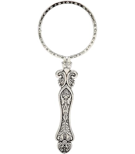 Amazon.co.jp: ヴィンテージ虫眼鏡、3倍拡大レンズ、金属ハンドル