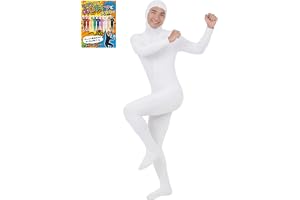 GOKEI 全身タイツ ストレッチ 顔出し 変装 仮装 コスチューム メンズ コスプレ 着ぐるみ 顔部分があいている 着ぐるみ 155-190cm おもしろい 男女兼用 伸縮 通気 柔らかい パーティー ハロウイン 文化祭 ステージショー イベント