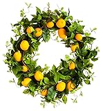 新しいクリエイティブBoutifulレモン24インチアウトドア安全Wreath