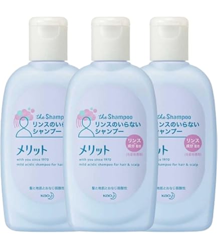 Amazon | 【花王】メリット リンスのいらないシャンプー ミニ 80ml