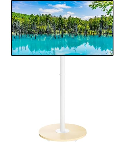Amazon.co.jp: テレビスタンド 小型 テレビ台 黒 壁寄せ 移動式