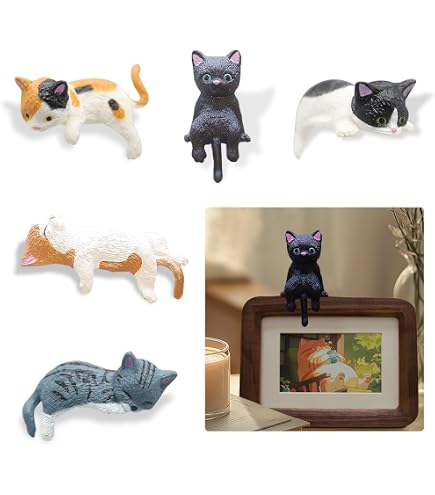 Amazon.co.jp: 置物 猫 グッズ ネコちゃん 18PCS ミニチュア 動物