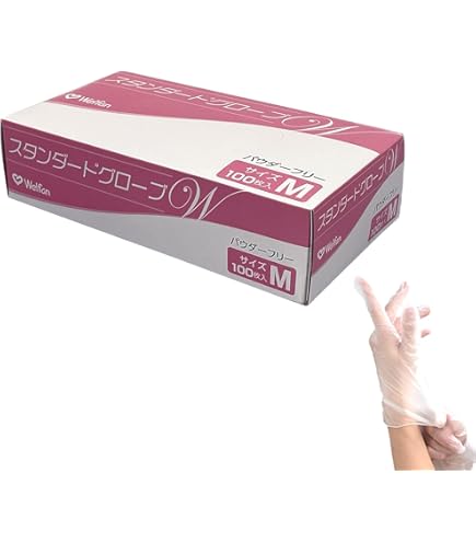 Amazon | プラスハート 使い捨てプラスチック手袋 ソフト L 100枚入