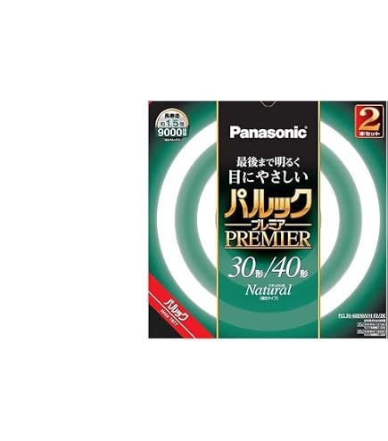 Amazon | パナソニック 丸形蛍光灯(FCL) 30形+40形 2本入 ナチュラル色