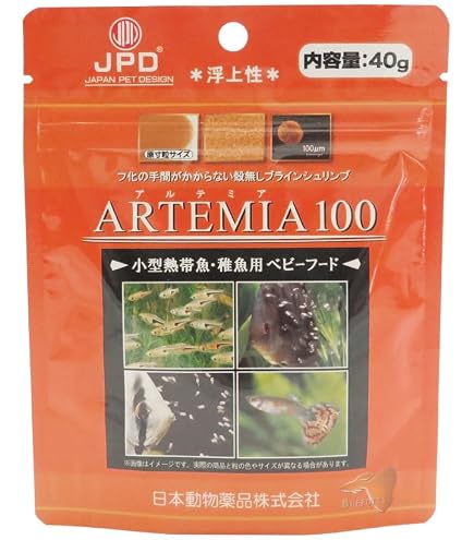Amazon.co.jp: 孵化不要の殻無しブラインシュリンプ 粉末 浮上性 100g