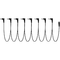 Amazon.co.jp: パッチケーブル 25cm 6本セット L型 ギター 6.35mm