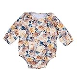 (ノタラス)Notalas ベビー服 ベビー用 ロンパース カバーオール 女の子 長袖 花柄 歩行服 パジャマ 可愛い 新生児 記念日 誕生日 出産祝いプレゼント