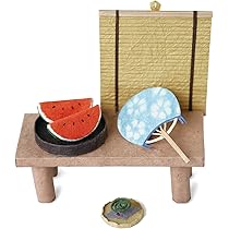 Amazon.co.jp: 季節の置物 12ヶ月 四季 陶器/松花堂四季飾り