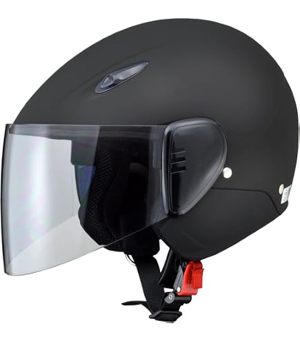 Amazon | 石野商会セミジェットヘルメット ハーフマットブラック