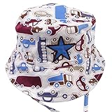 キッズハット 日よけ ベビー 女の子 帽子 紫外線対策 あご紐 ベビー 赤ちゃんハット 車柄 星柄 コットン ハット 通園 日よけ 紫外線 クリーム