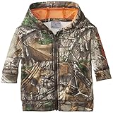 Carhartt Baby Boys ' Long Sleeve Half Zip Sweatshirt カラー: ブラウン