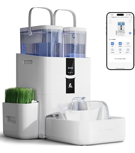 Amazon | PetSnowy インテリジェントピュアフローA.I (無線式重量感知