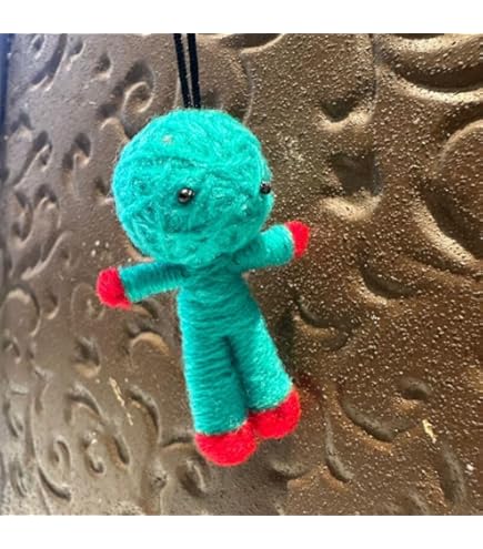 Amazon.co.jp: ハッピードール（ブドゥー人形） オレンジ （厄除け