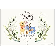 Amazon | サンスター文具 くまのプーさん 2026年カレンダー 45×42cm CL