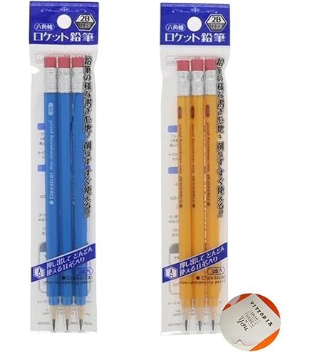 Amazon.co.jp: Bazic 透明 ロケット鉛筆 1-Pack of 8 : 文房具