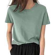 Amazon | [AOY] 【2025真夏×細見え！】tシャツ レディース 半袖tシャツ
